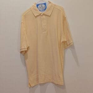 Yellow Polo Shirt Classic Short-Sleeve Cotton